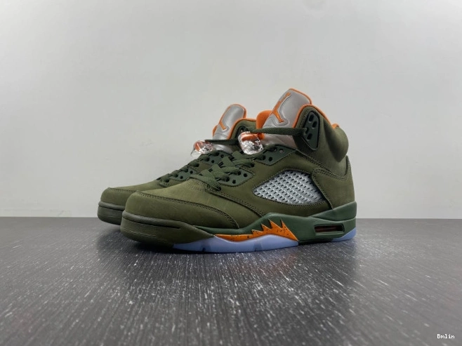 Bmlin Shoes DD0587-308 Air Jordan 5 Olive 0801